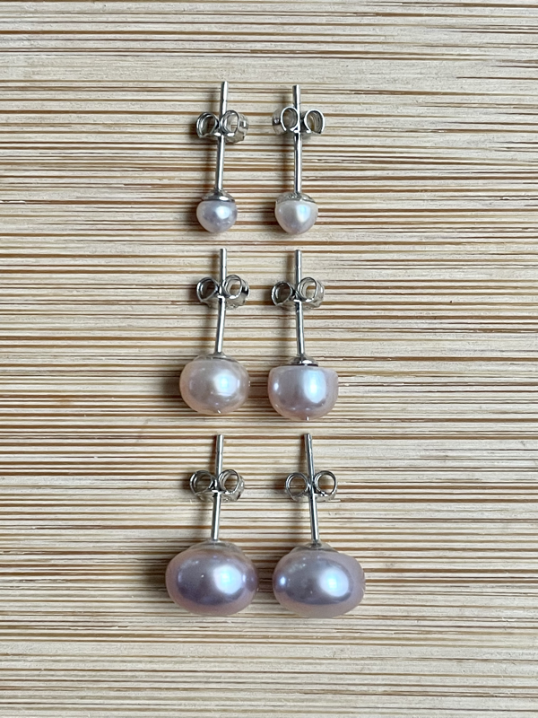 Purple Trio Stud Set