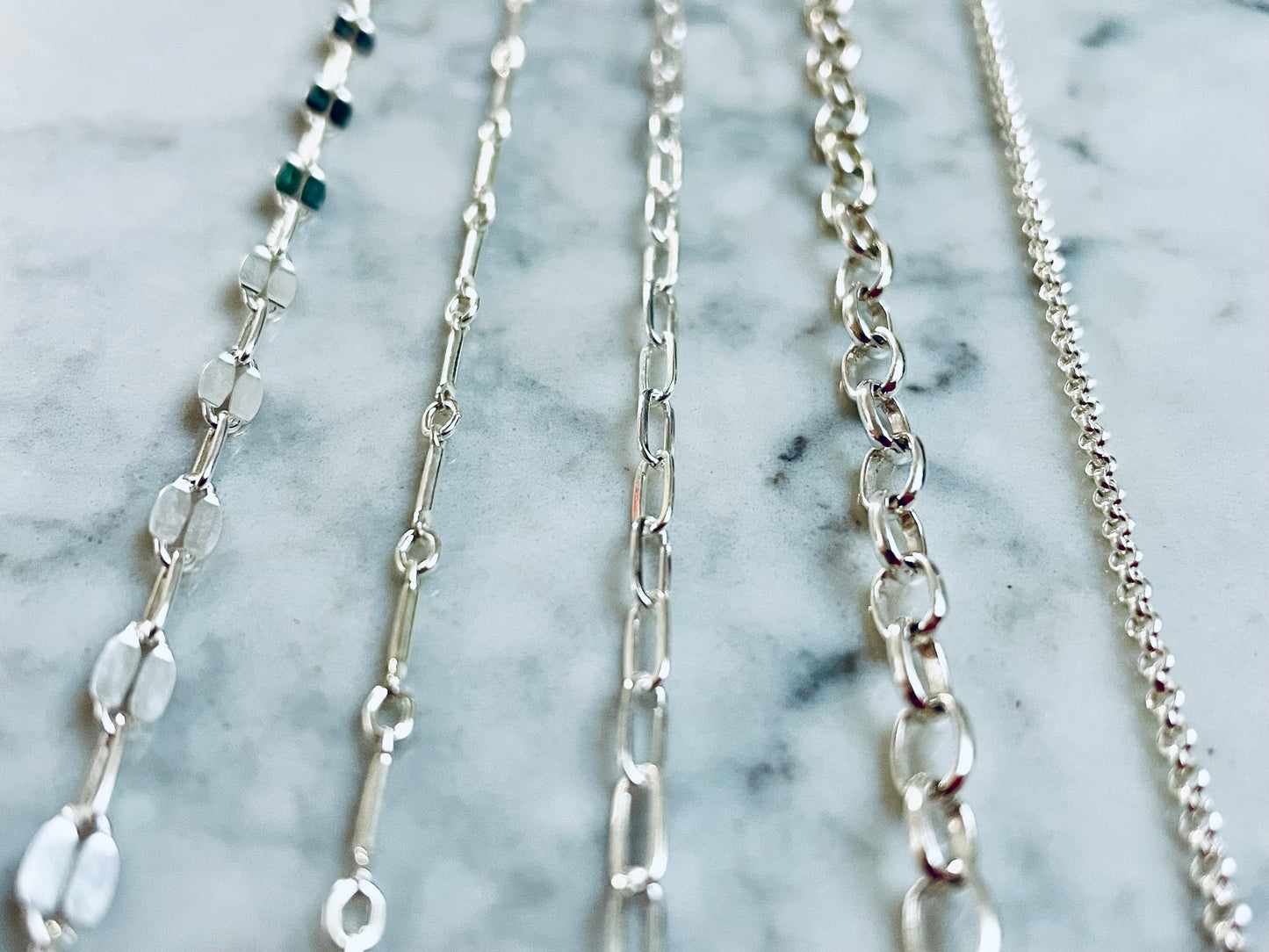 Charmed By TPGCo. Pick Your Chain Sterling Silver
