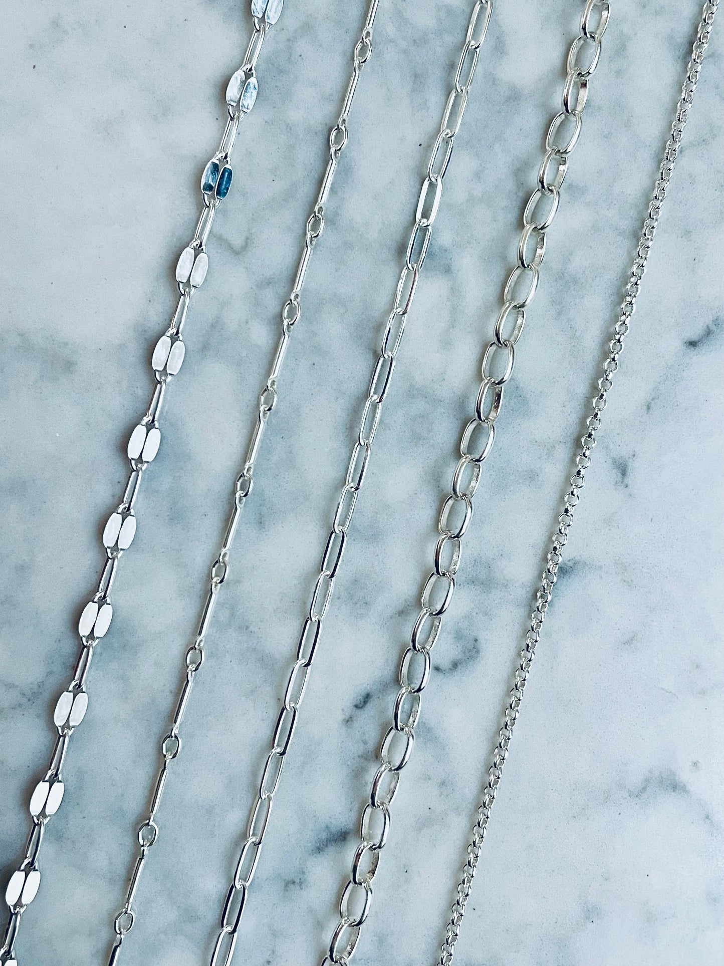 Charmed By TPGCo. Pick Your Chain Sterling Silver