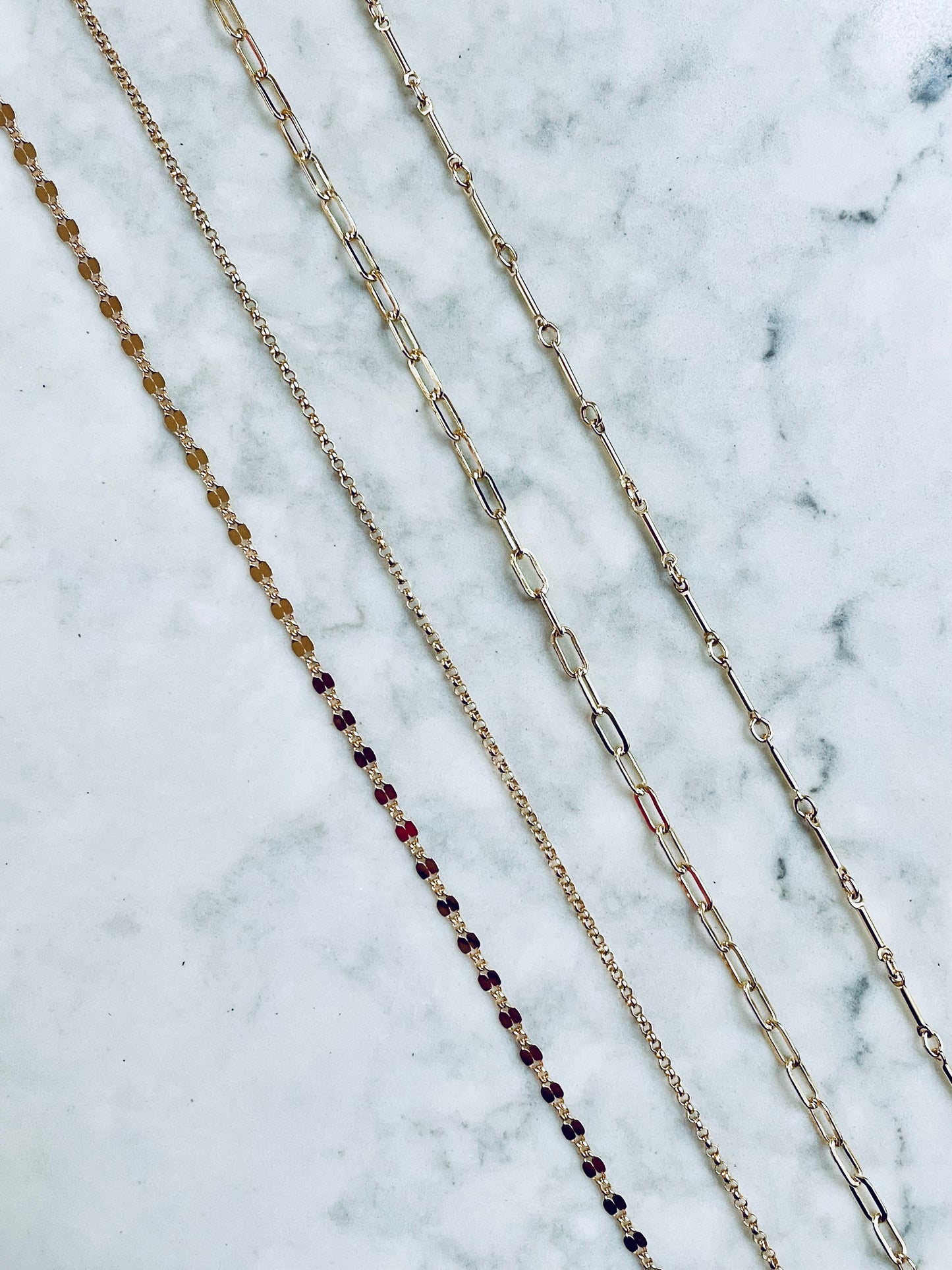 Charmed By TPGCo. Pick Your Chain GOLD
