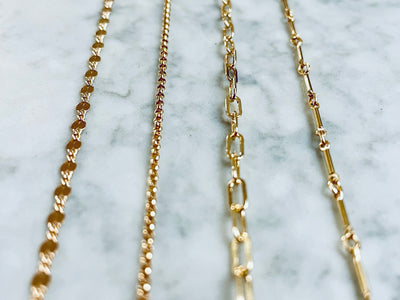 Charmed By TPGCo. Pick Your Chain GOLD
