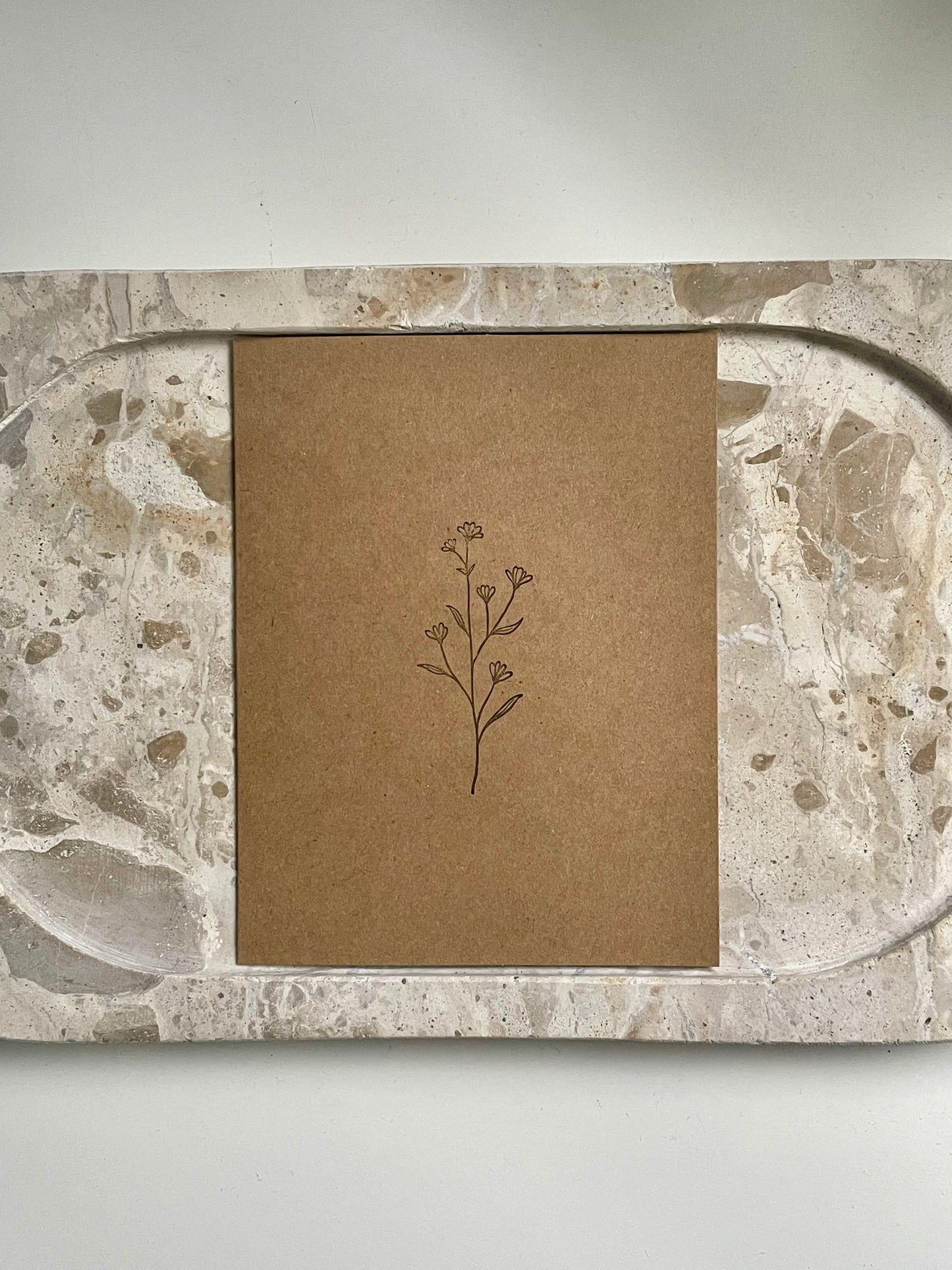 Flower gifting card
