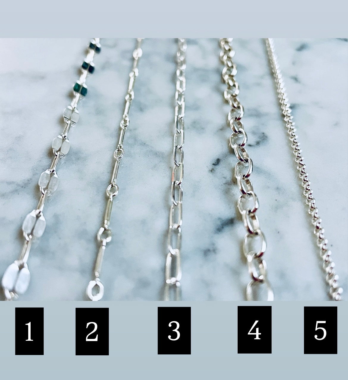 Charmed By TPGCo. Pick Your Chain Sterling Silver