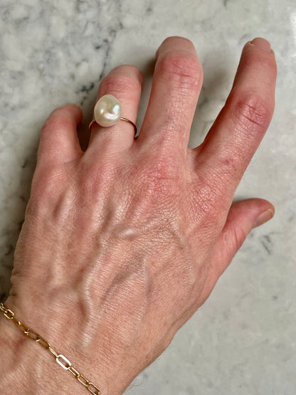 One off Keshi Ring
