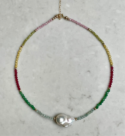 Rainbow Crystal Necklace