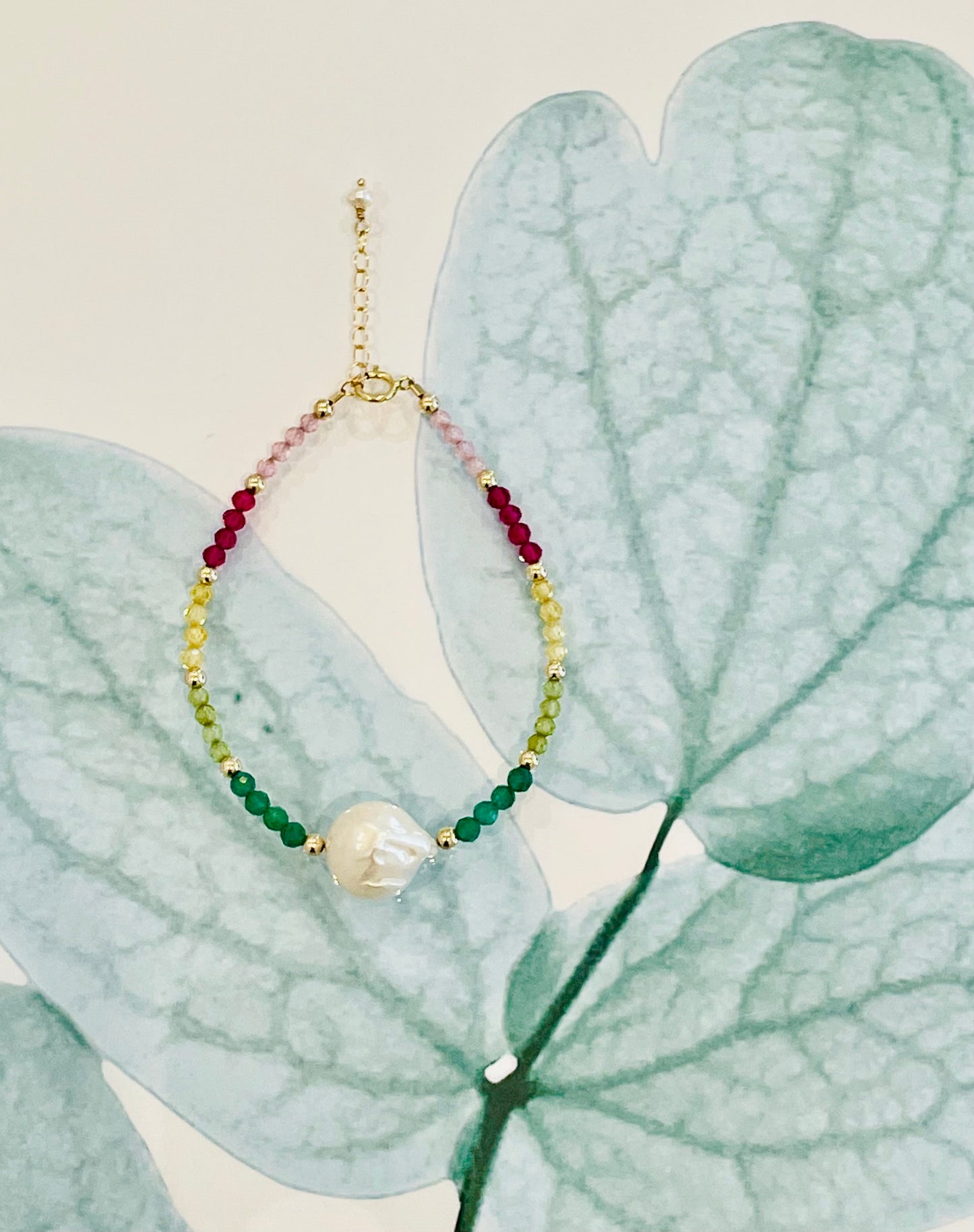 Sp/Su 2022 Rainbow Crystal Bracelet/Anklet