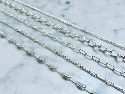 Charmed By TPGCo. Pick Your Chain Sterling Silver