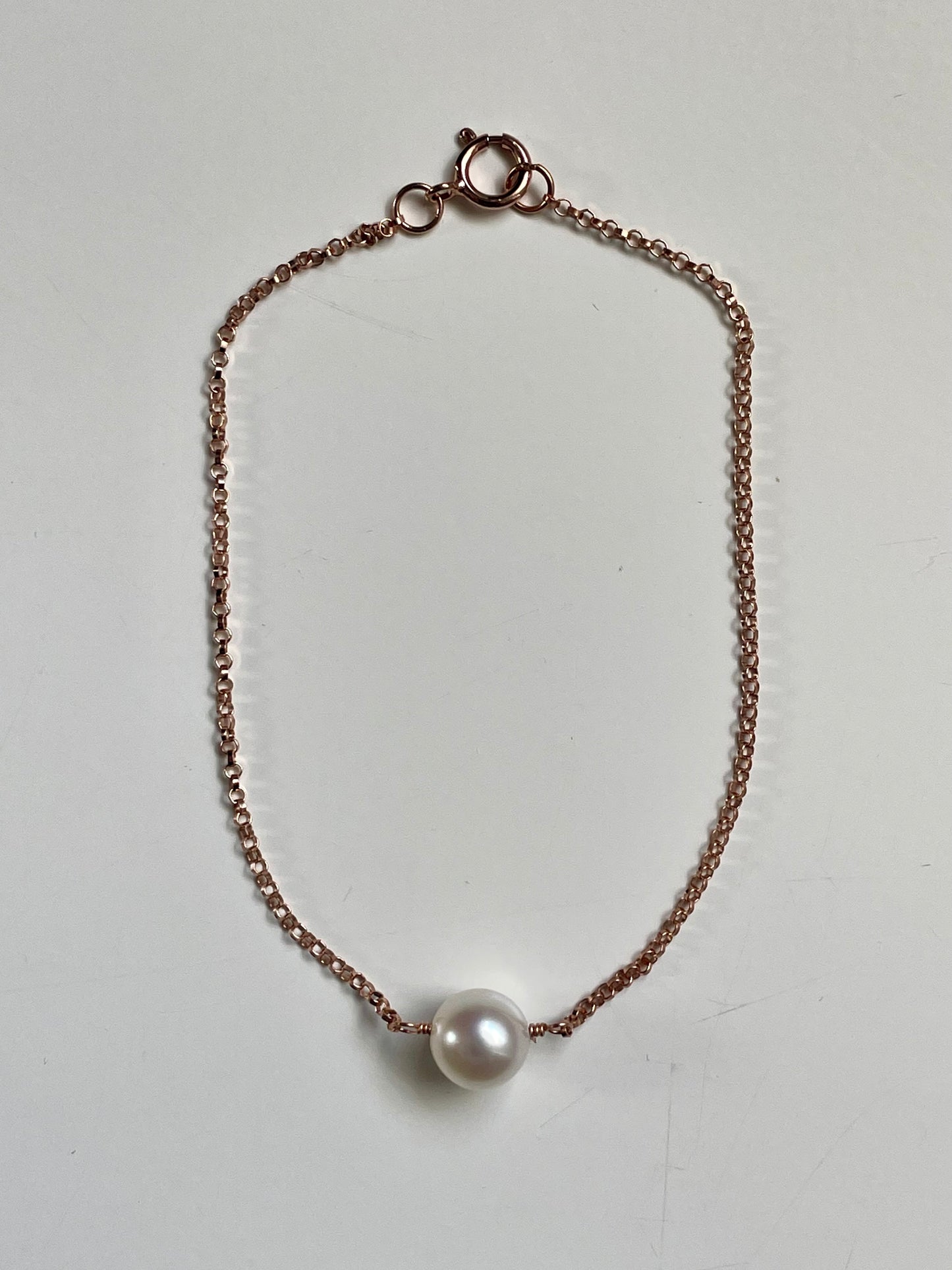 Floating Rose-Gold Bracelet