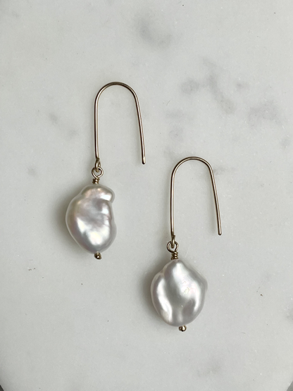 Keshi Hook Earrings
