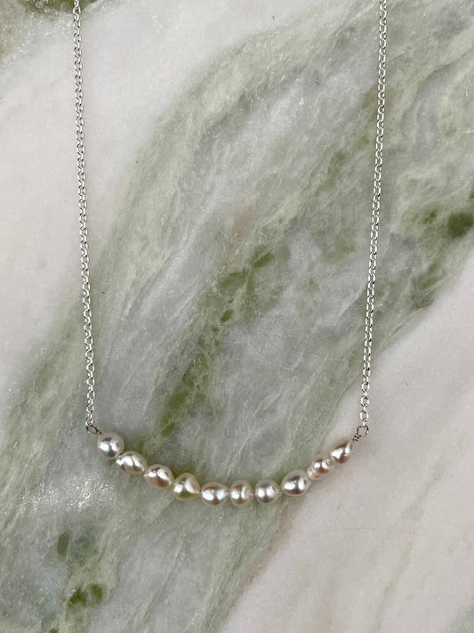 Floating Baroque Necklace