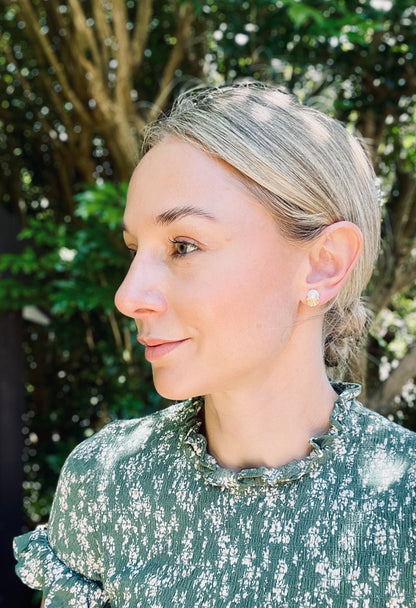 Dainty Shell Studs