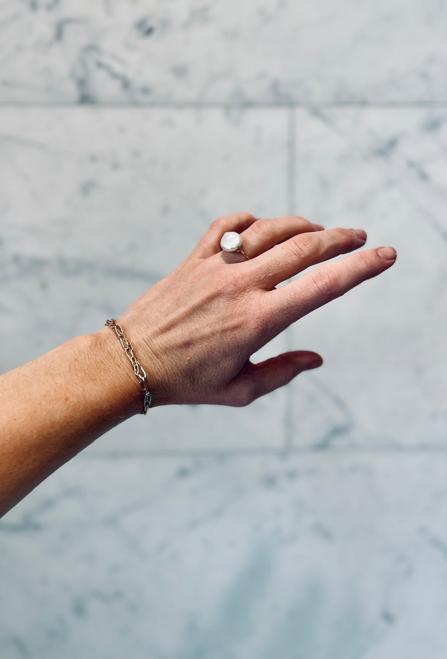 Handwoven Bright as a Button Ring