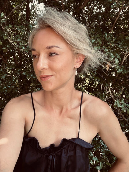 Baroque White Pearl Earrings