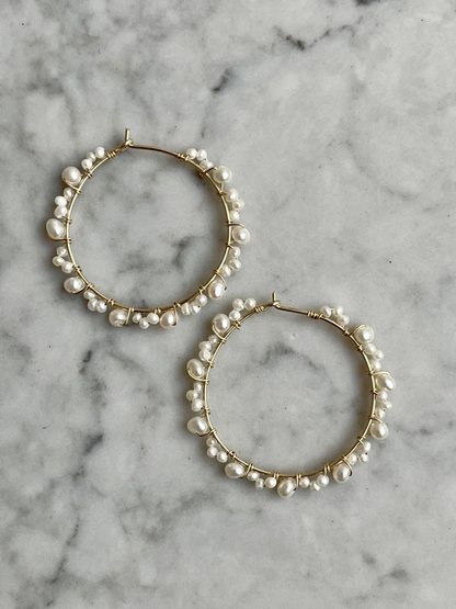 Snow Flake Hoops